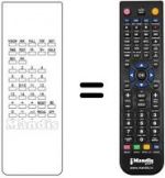Télécommande équivalente Gec C2069H