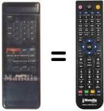 Télécommande équivalente Sanyo VHR3400I