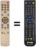 Télécommande équivalente Sinudyne 32H4B