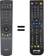 Télécommande équivalente LOEWE OPTA PROFIL PLUS 3472