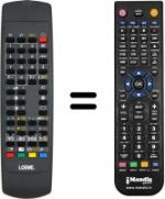 Télécommande équivalente Loewe ARCADA 8584ZP