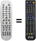 Télécommande équivalente Daewoo SD7200