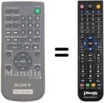Télécommande équivalente RMT-D182A