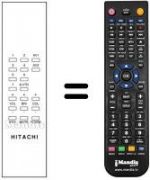 Télécommande équivalente Hitachi CPT2636