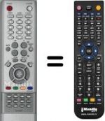Télécommande équivalente Samsung RM-C803