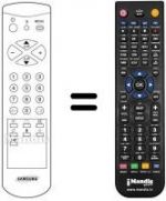 Télécommande équivalente Blaupunkt AA59-10023B