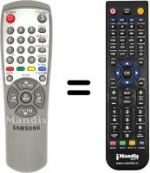 Télécommande équivalente Samsung CZ20H32TSX / /XEH