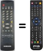 Télécommande équivalente Samsung CX6844AN