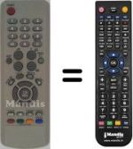 Télécommande équivalente Samsung CB15N112T