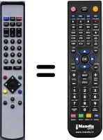 Télécommande équivalente ADL RJ-9801E