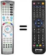 Télécommande équivalente REMCON659