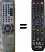 Télécommande équivalente RC-ZAS07