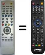 Télécommande équivalente REMCON161