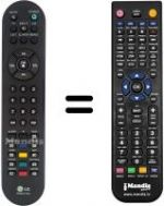 Télécommande équivalente LG 20LS1RZG