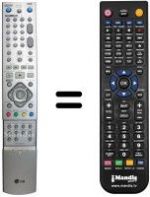 Télécommande équivalente Blaupunkt AKB30880601