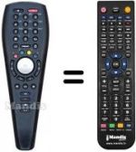 Télécommande équivalente REMCON369