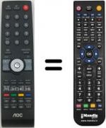 Télécommande équivalente AOC L42HA81