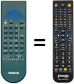 Télécommande équivalente REMCON1206