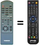 Télécommande équivalente REMCON992