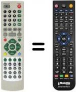 Télécommande équivalente REMCON455