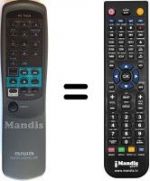 Télécommande équivalente Aiwa CX-NS50