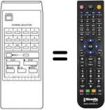 Télécommande équivalente RC81