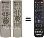 Télécommande équivalente Samsung LE32A41B