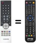 Télécommande équivalente Samsung BN5900434A