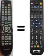 Télécommande équivalente Samsung BN59-00681A
