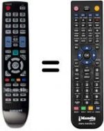 Télécommande équivalente BN59-00856A