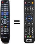 Télécommande équivalente Samsung LE40B530P7WXAB