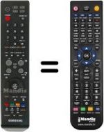 Télécommande équivalente Samsung LE26R74BD