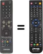 Télécommande équivalente Samsung LE40S71