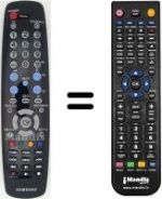 Télécommande équivalente Samsung LE26A451C1/XXH