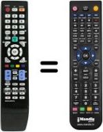 Télécommande équivalente Samsung UE32B7090WP/XZG