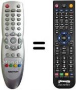 Télécommande équivalente REMCON404
