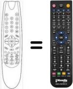 Télécommande équivalente RC22.1