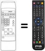 Télécommande équivalente RC51321