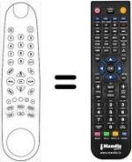 Télécommande équivalente RCM-B