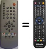 Télécommande équivalente United UTV2021X