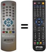 Télécommande équivalente REMCON1375