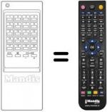 Télécommande équivalente REMCON713