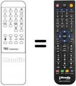 Télécommande équivalente REMCON1253