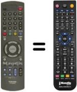 Télécommande équivalente Blaupunkt CT-90003