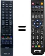 Télécommande équivalente Toshiba 37RL833G