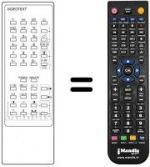 Télécommande équivalente CT-9187A