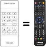 Télécommande équivalente CT-923