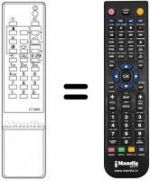 Télécommande équivalente CT-9289