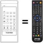 Télécommande équivalente CT-938