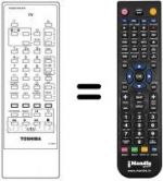 Télécommande équivalente CT-9384